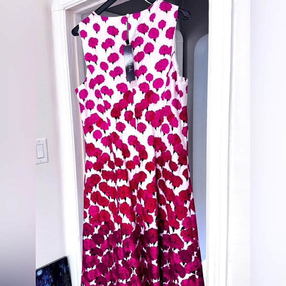 🌺 Beautiful Vintage Long Tall Sally Spring Poppy Ladies Dress - Size 12 - Picture 16 of 16